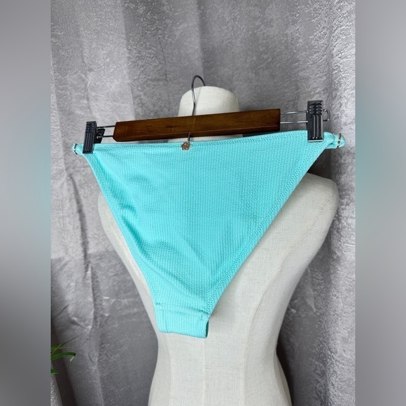 NWOT Nanette Lepore Mint Ribbed Bikini Bottom Sz 8 - Picture 7 of 10
